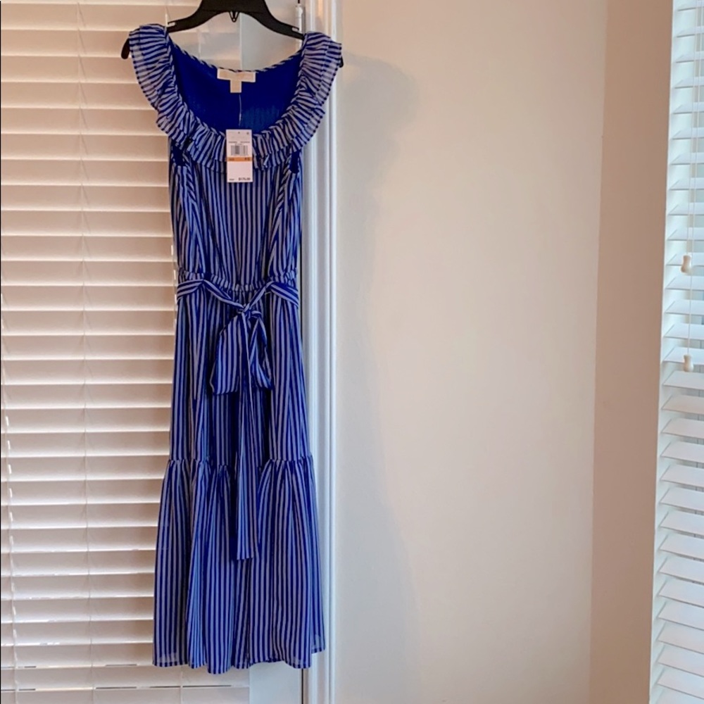 MICHAEL Michael Kors Tie-waist midi dress